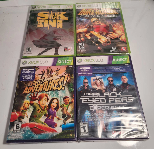 Xbox 360 SEALED Games Pack of 4 in XBOX 360 in Barrie