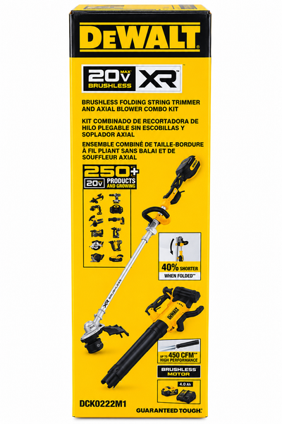 DEWALT DCKO222M1 20V MAX Brushless 14" Trimmer Blower w/ Battery, View more