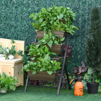 5-Tier Raised Garden Bed with 5 Planter Box