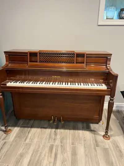 Yamaha piano with bench, View more
