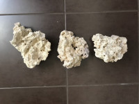 3 Coral Rocks for fish tank or decor