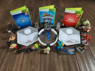 $60 for all: - Disney Infinity 2.0 / Portal / Figures - Disney Infinity 3.0 / Portal / Figures - Sky...