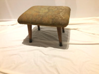 Handmade Furniture Mid Century footstool Vintage Upholstered Ott