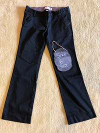 Black Old Navy Maternity Stretch Khakis Casual Pants - SIZE 6 MA