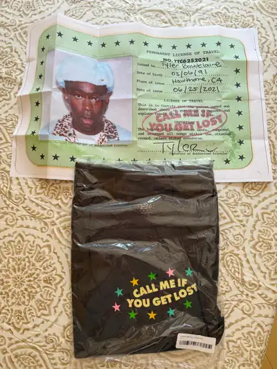 Tyler, The Creator "Call Me If You Get Lost" T-Shirt with poster, View more