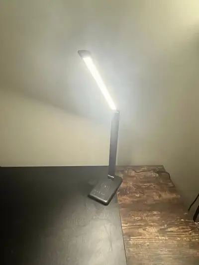 LED Desk Lamp with Wireless Charger, USB Charging Port &controls, View more