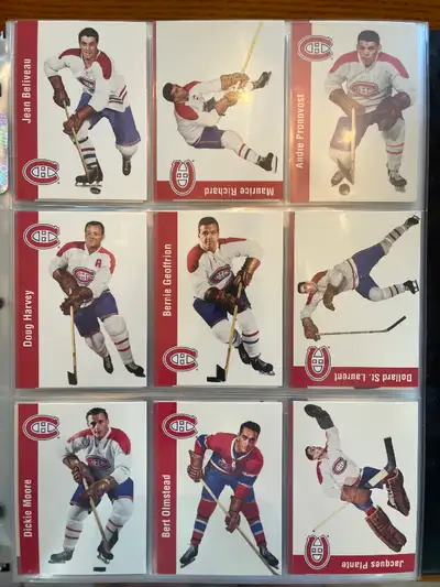 1956-57 Parkhurst reprints hockey cards, View more