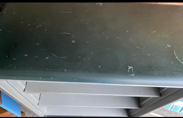 vintage mcm industrial tankard bookshelf in Bookcases & Shelving Units in Ottawa - Image 5