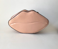 NEW Doll 10 Cross-body Bag Glossy Makeup Pink Cosmetic Purse