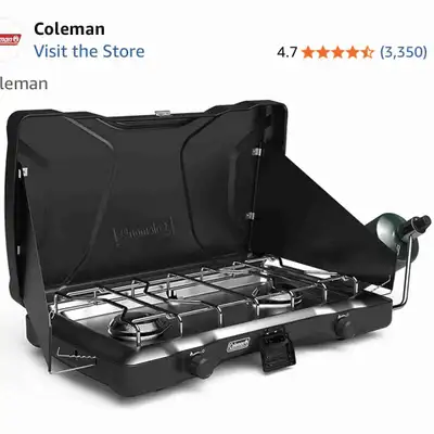 Coleman 2-Burner Camping Stove - Brand New, View more
