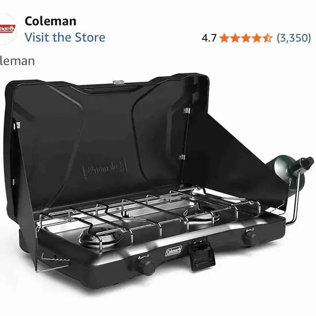 Coleman 2-Burner Camping Stove - Brand New