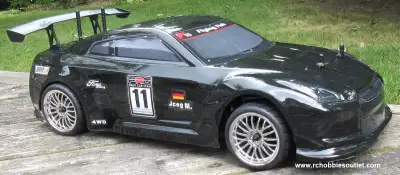 NEW 1/10 SCALE 4WD BRUSHLESS ELECTRIC RTR ROAD RACE RC CAR • Powerful HSP Brushless Motor • 7.4v 350...