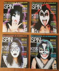 Kiss spin magazines