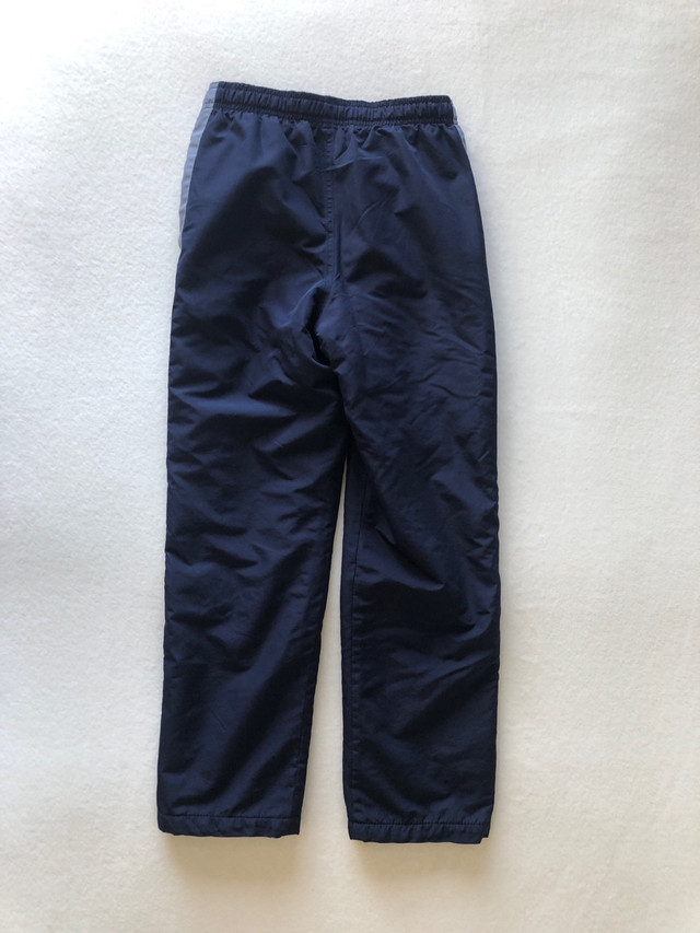 Boys Size 10/12 Fleece Lined Wind Pants - Navy Blue in Kids & Youth in Calgary - Image 2