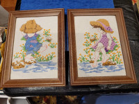 Framed Cross Stitch Pictures (EACH)