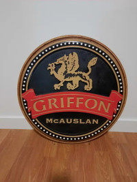 Griffon panneau de bière / Griffon Beer Sign