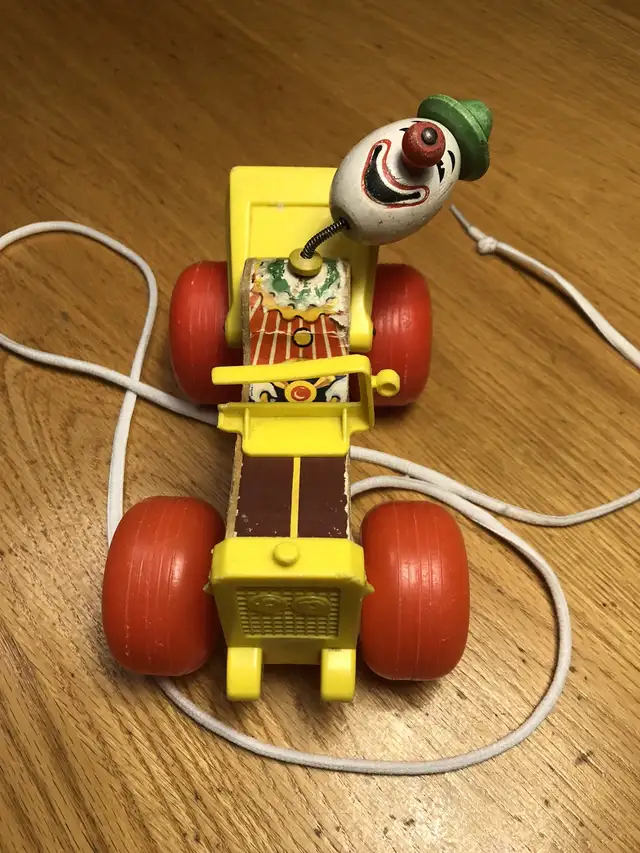 Vintage Fisher Price Jolly Jalopy Pull Toy (#724) in Toys & Games in Kitchener / Waterloo - Image 3