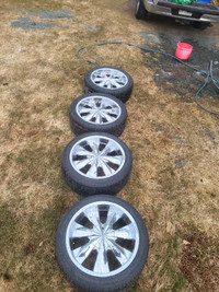 Price reduced!!!! Aftermarket  Chrome Rims