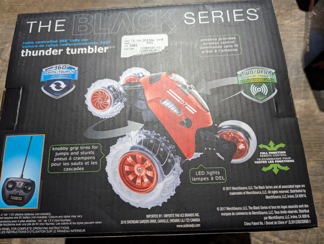 Remote Control Car - Thunder Tumbler - Brand New in Package  in Toys & Games in Guelph - Image 2