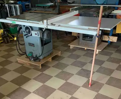 king 3hp cabinet tablesaw, View more