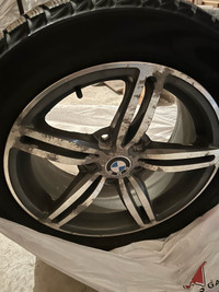BMW tires and rims set