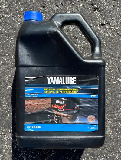 4 litre jug of Yamalube 2 stroke marine oil. Asking $45.