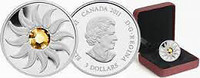 $3 Fine Silver Coin - November Birthstone (Topaz) 2011