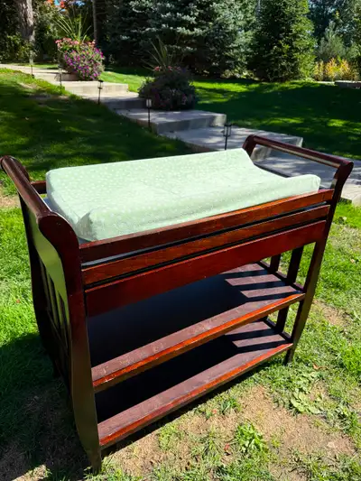 Crib, mattress, change table and more, View more
