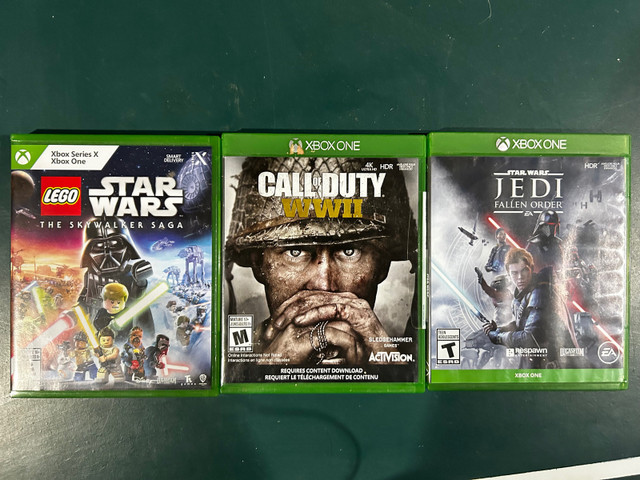 3 Xbox games in XBOX One in Kingston