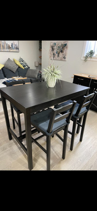 Tall IKEA Table Set With Cushions 