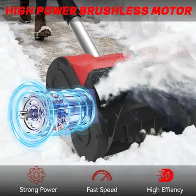 Milwaukee M18 Compatible Electric Snow Shovel, 11" Blower with 2, View more