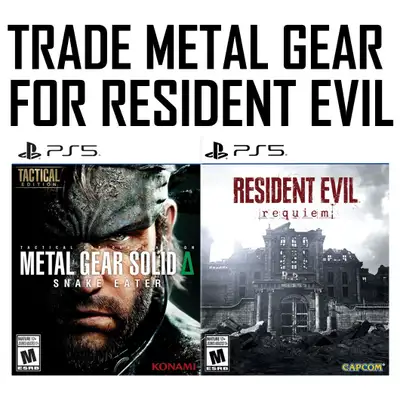 ✔️✔️TRADE Metal Gear for Resident Evil✔️✔️, View more
