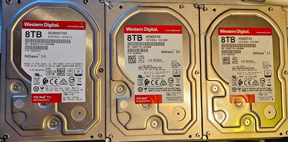 WD RED 8.0TB 256MB 6Gb/s 3.5" SATA NAS/Compute Enterprise HDD | System ...