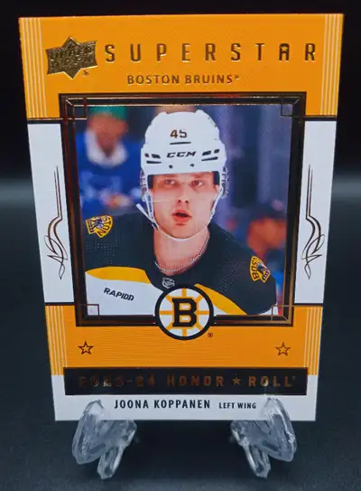 Joona Koppanen 2023-24 UD Series 2 Honor Roll #HR46 Boston Bruin, View more
