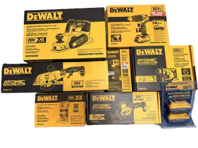 Dewalt power tools and Powerstack Bettery, View more