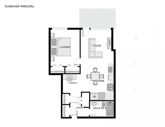 3 1/2 REM Île des Sœurs in Long Term Rentals in City of Montréal - Image 27