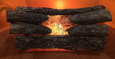 FIREPLACE INSERT WITH ARTIFICIAL SIMULATED FLAME (NO HEAT), View more