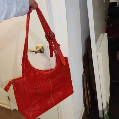 Genuine Leather Large Tote/Hobo Bag, View more