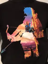 Legend of Zelda Breath of the Wild Promo T Shirt 2017 Nintendo
