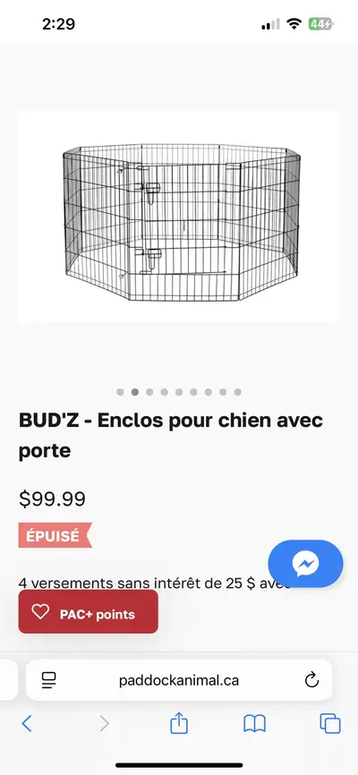 enclos pour petit chien avec porte, View more