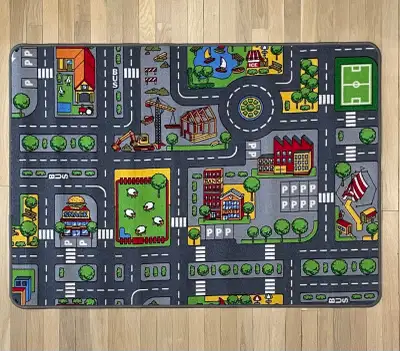 Brand new driving fun area rug, 37” x 52”, View more