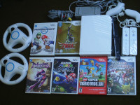 Nintendo Wii console and games