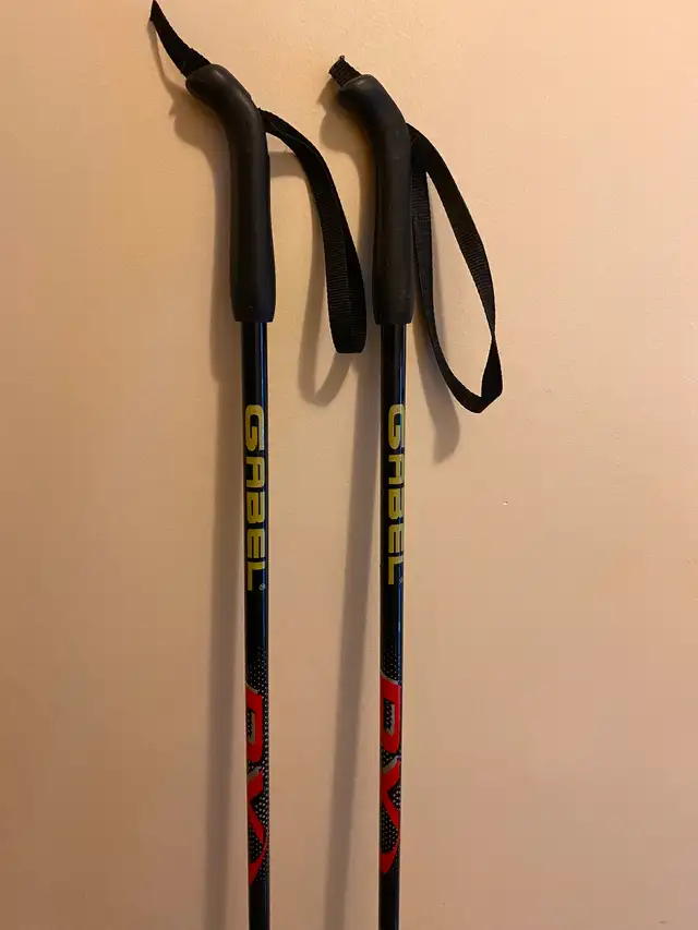 Gabel Cross Country XC Ski poles 125cm Batons Ski de Fond Alumin62863732559105121