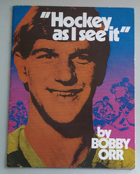 1971-72 Bobby Orr PEPSI Booklet Hockey As I See It Boston Bruins