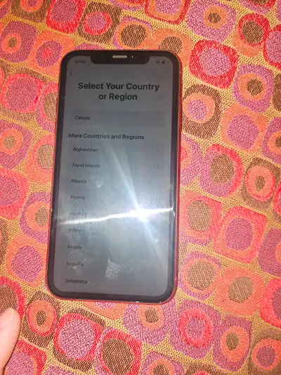 I phone xr, red 64g unlocked, View more