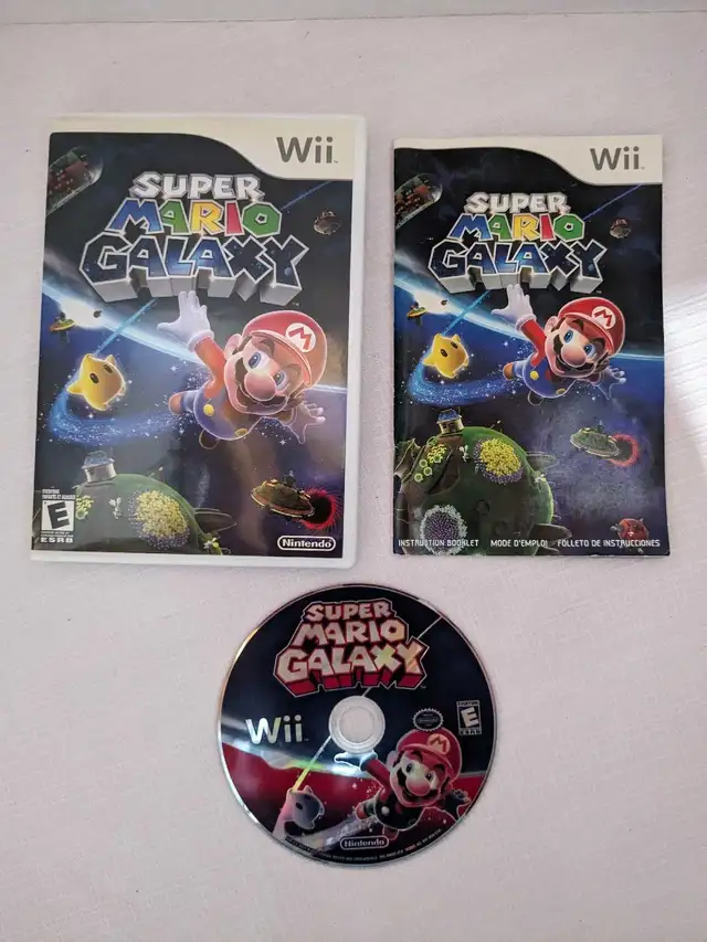 Wii video game Super Mario Galaxy tested and works Nintendo  in Nintendo Wii in Charlottetown - Image 4