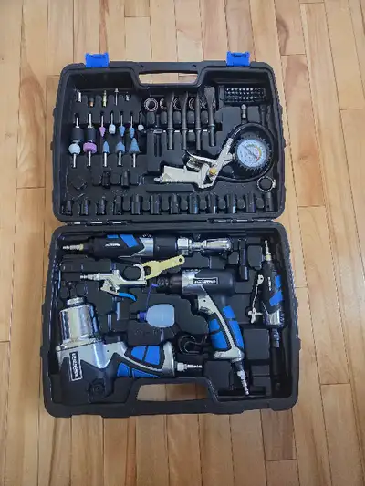 mastercraft air-powered tool kit, View more