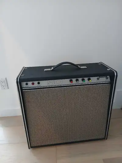 Vintage 1970s Carlsbro 50 Top Guitar Tube Amp , View more