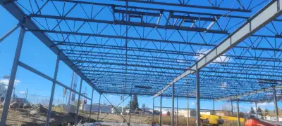 STEEL STRUCTURE, BEAMS, COLUMNS, WELDING CUSTOM MANUFACTURING, PRICE DEPENDING ON YOUR ENGINEERING D...