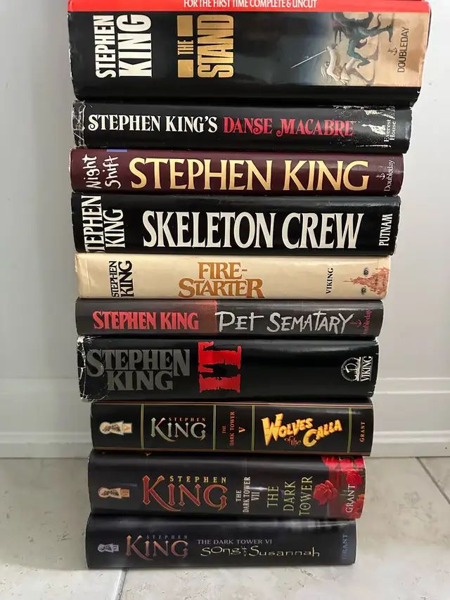 Stephen King Hardcover Lot63860082107905121